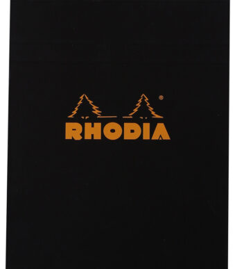 RHODIA schrijfblok no. 14, 110 x 170 mm, geruit, zwart