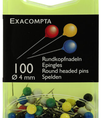 EXACOMPTA markeringsspelden, grootte: 4 mm, kleuren assorti
