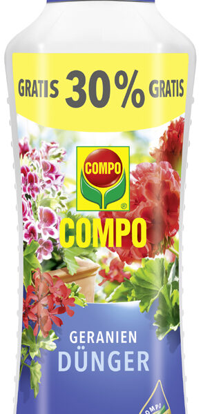 COMPO voeding voor geraniums, 1,3 liter doseerfles