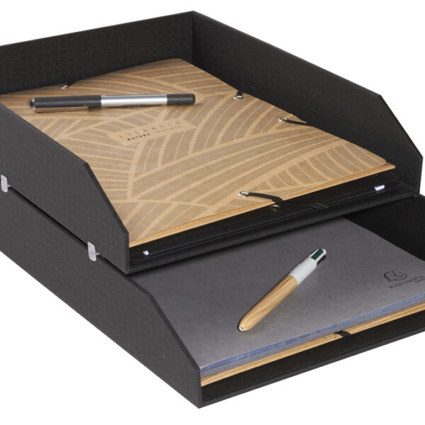 EXACOMPTA set brievenbakjes Office by Me, DIN A4+, zwart