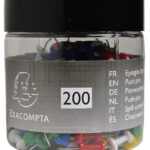 EXACOMPTA prikbord-spelden Push Pins, kleuren assorti