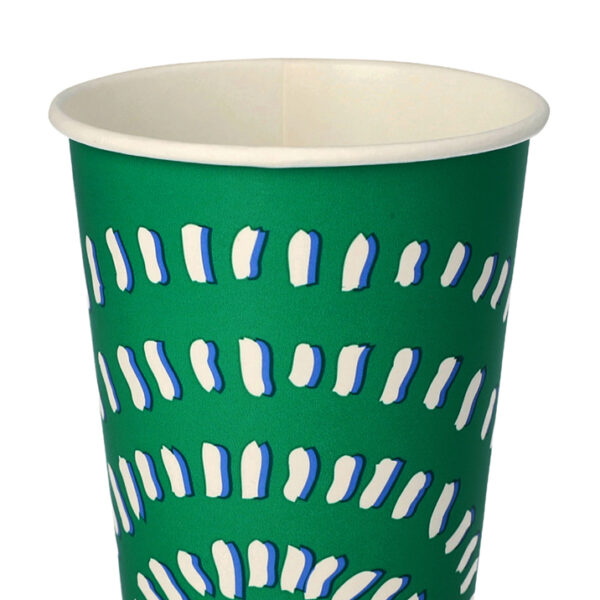 STARPAK kartonnen drinkbeker, 0,2 l, groen, 100 stuks