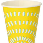 STARPAK kartonnen-drinkbeker, 0,3 l, geel, 100 stuks