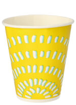 STARPAK kartonnen-drinkbeker, 0,3 l, geel, 100 stuks