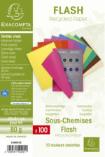 EXACOMPTA omslagmap FLASH 80, DIN A4, karton, assorti