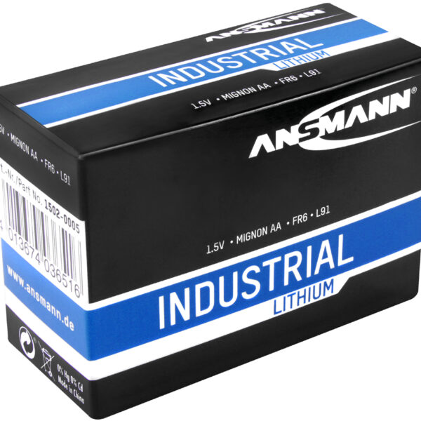 ANSMANN Lithium batterij 'Industrial' Mignon AA, pakje van 10
