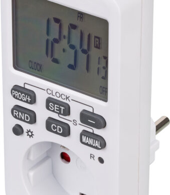 brennenstuhl digitale schakelklok weekprogramma Comfort-Line, wit