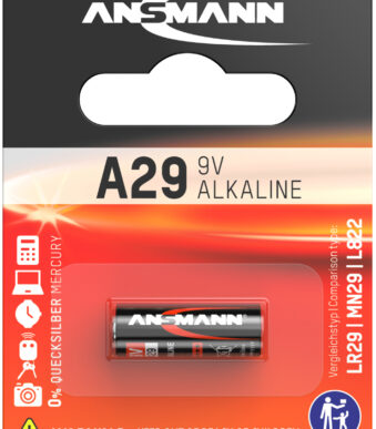 ANSMANN alkaline batterij A29, LR29, 1 op blister