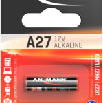 ANSMANN Alkaline batterij A27, 12 Volt, 1 op blister