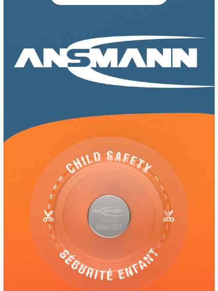 ANSMANN zilveroxide knoopcelbatterij/knoopbatterij horlogebatterij / knoopcel, SR1154 (SR44), 1,55 V