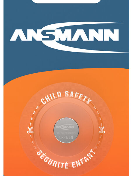 ANSMANN Lithium knoopcelbatterij/knoopbatterij CR1/3N, 3 Volt, CR11108/2L76