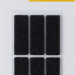 HERMA HOME viltglijders, 15 x 45 mm, zwart
