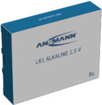 ANSMANN Alkaline batterij LR1, 1,5 Volt, 8 stuks
