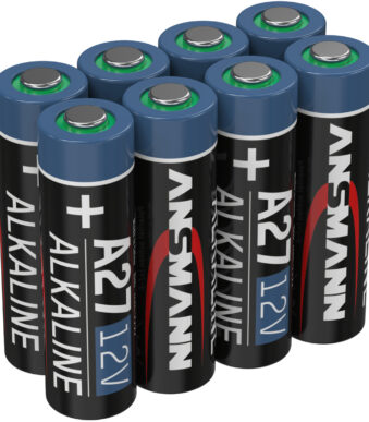 ANSMANN Alkaline batterij A27/LR27, 12 Volt, 8 stuks