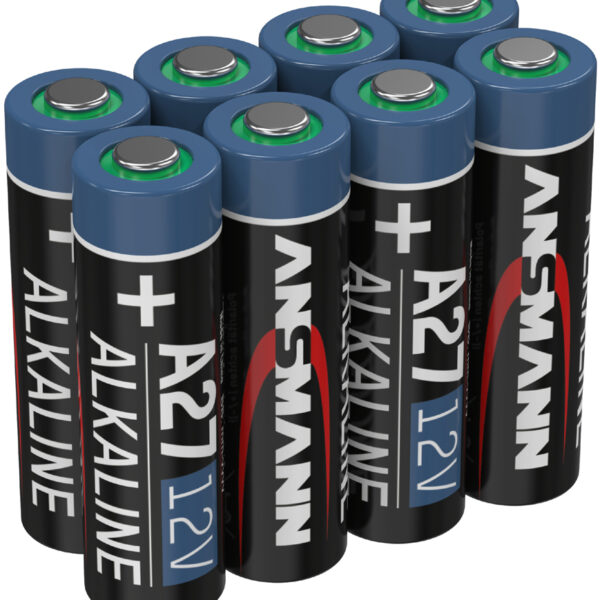 ANSMANN Alkaline batterij A27/LR27, 12 Volt, 8 stuks