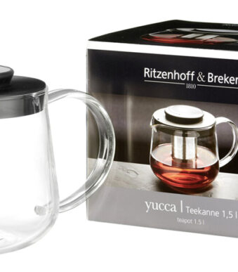 Ritzenhoff & Breker theekan YUCCA, van glas, 1,5 liter