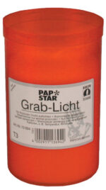 PAPSTAR graflicht T3, diameter: 64 mm, rood