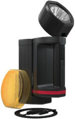 ANSMANN LED-handschijnwerper HS5R, met geintegreerde accu, zwart