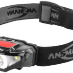 ANSMANN LED-hoofdlamp HD70B, 65 Lumen, IP44, zwart