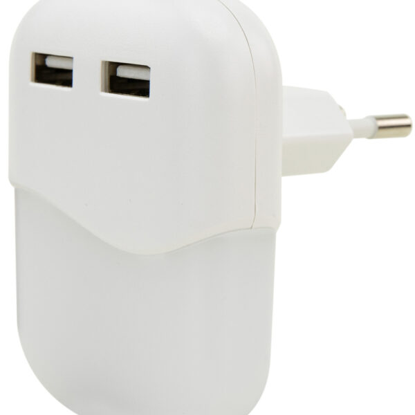 ANSMANN LED-oriëntatielicht NL15AC, 2x USB koppeling, wit