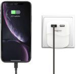 ANSMANN LED-oriëntatielicht NL15AC, 2x USB koppeling, wit