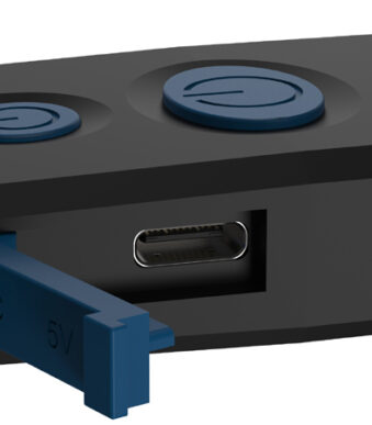 ANSMANN LED-werkplaats-staaflamp WL390R, zwart/blauw