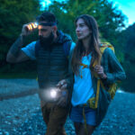 ANSMANN LED-handschijnwerper HS230B, zwart/blauw