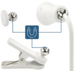 ANSMANN 3in1 accu LED-bureaulamp, dimbaar, wit