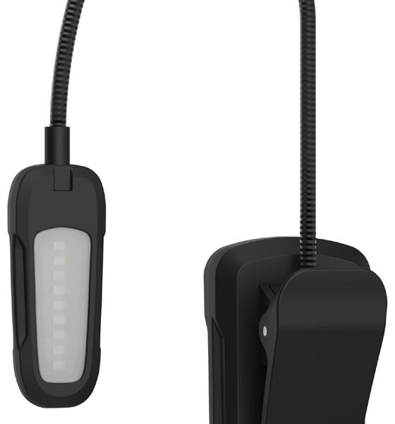 ANSMANN LED-leeslamp BOOK LIGHT, oplaadbaar, zwart