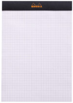RHODIA schrijfblok no. 16, DIN A5, geruit, zwart