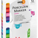 KREUL Porselein Marker medium 'Junior', set van 12