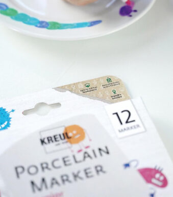 KREUL Porselein Marker medium 'Junior', set van 12