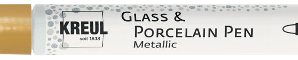 KREUL Glas en Porselein Pen metallic, goud