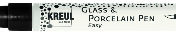 KREUL Glas en Porselein Pen Easy, zwart