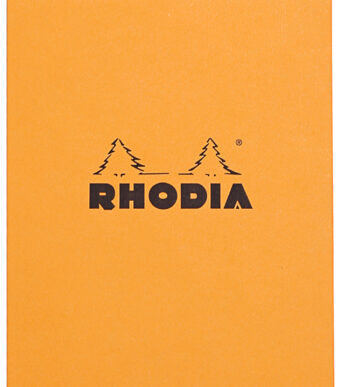 RHODIA schrijfblok met spiraal no. 16, DIN A5, geruit, oranje