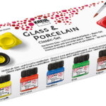 KREUL Porseleinverf 'Glas en Porselein' Classic-set