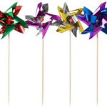 PAPSTAR Partypicker ´Windmolen´, kleuren assorti