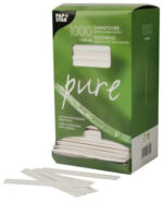 PAPSTAR tandenstoker 'pure', van hout, rond, lengte: 65 mm