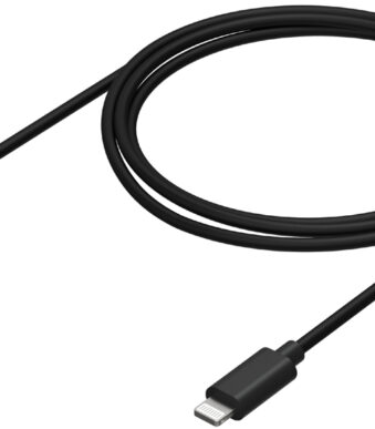 ANSMANN data- en laadkabel, USB-C - Lightning stekker, 1,2 m, zwart