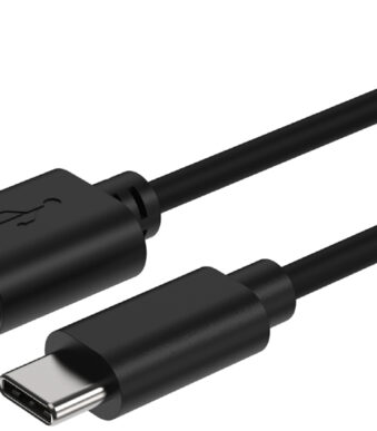 ANSMANN data- en laadkabel, USB-A - USB-C stekker, 1,0 m, zwart