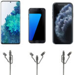 ANSMANN 3in1 data- en laadkabel, Lightning/USB-C/Micro-USB