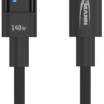 ANSMANN data- en laadkabel met display, USB-C - USB-C, 2,0 m