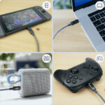 ANSMANN data- en laadkabel met display, USB-C - USB-C, 2,0 m