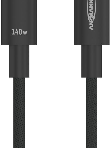 ANSMANN data- en laadkabel, USB-C - USB-C, 0,6 m