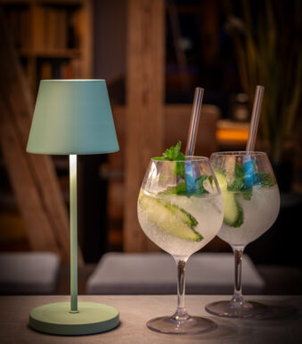 APS accu LED-tafellamp MERLE, mint