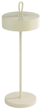 APS accu LED-tafellamp CLEO, wit