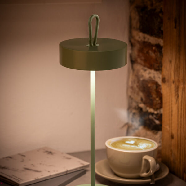 APS accu LED-tafellamp CLEO, mint