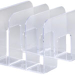 DURABLE boekensteun TREND, kunststof, 3 vakken, transparant