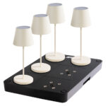 APS laadstation, 6-voudig, zwart, incl. 2 afstandsbedieningen