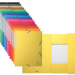 EXACOMPTA hoekspanmap, DIN A4, karton, grijs